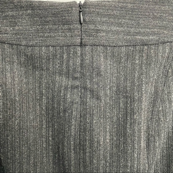 Mexx wool blended skirt with cute back frill & high low look below knee size 8 - Picture 3 of 6